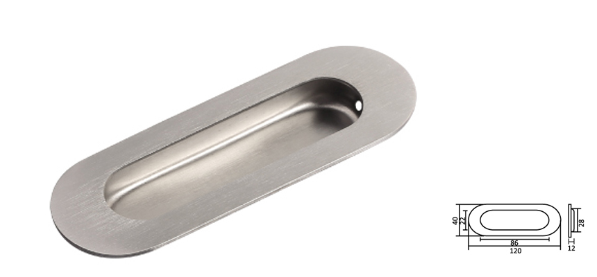 Concealed Handle,Stainless Steel